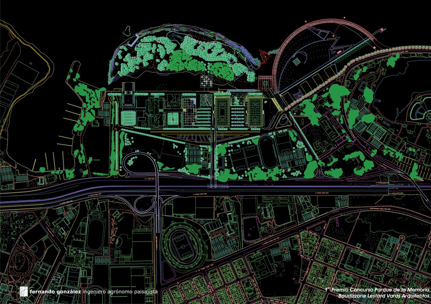 Propuesta Paisajística Parque de la Memoria y Reserva Universitaria