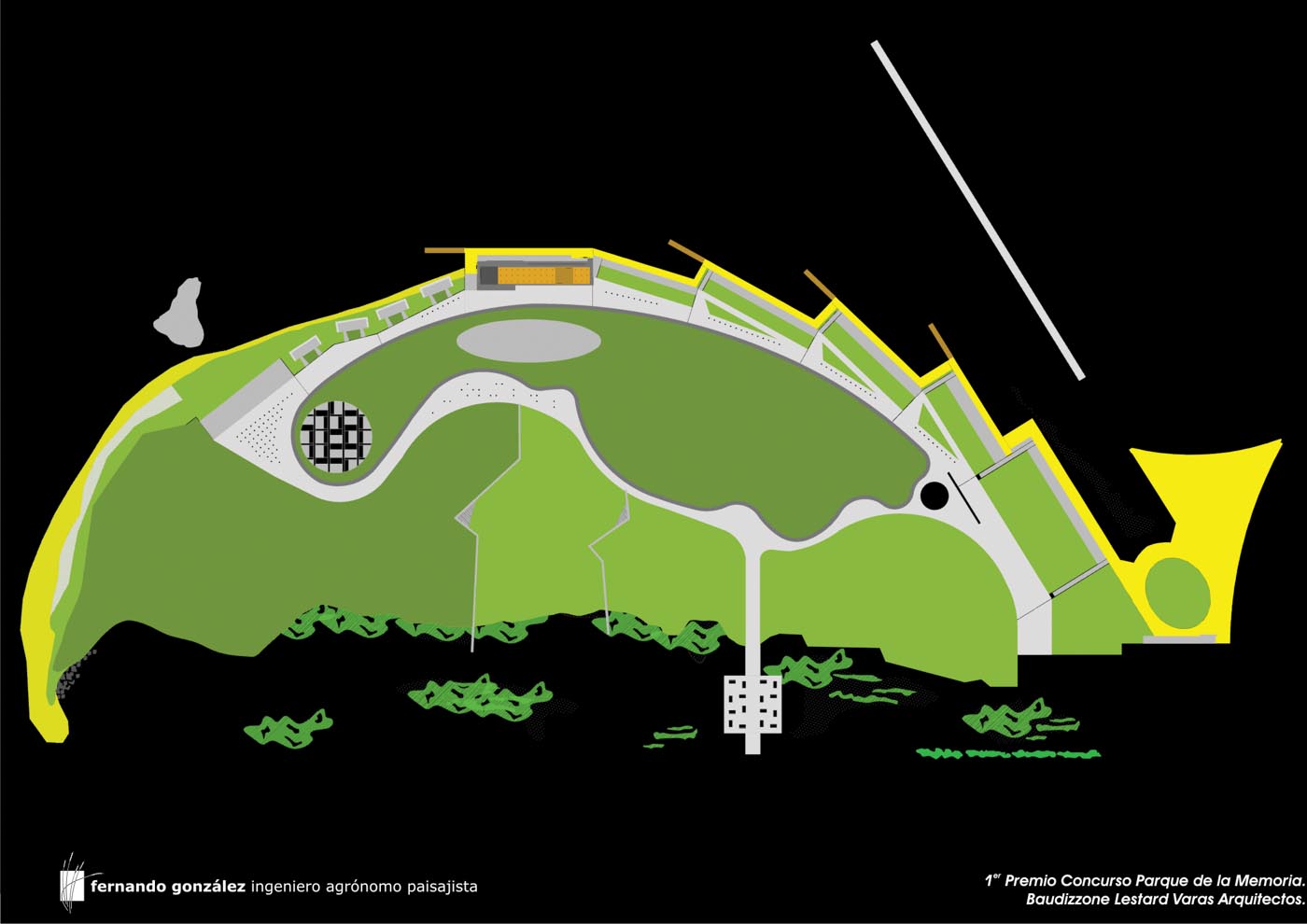 Propuesta Paisajística Parque de la Memoria y Reserva Universitaria